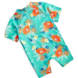 Kids Floral Swimsuit - 6/9 Months
